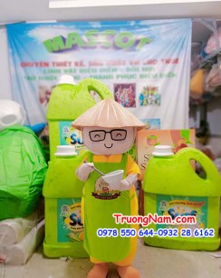 Mascot anh nhân viên Bánh Tráng Mâm - MCN037