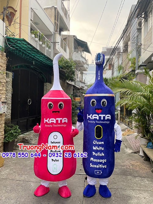 mascot bàn chải điện đánh răng KATA - MCQC186