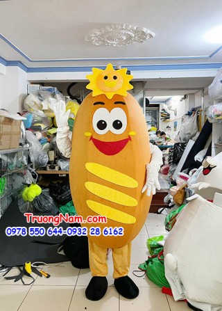 Mascot bánh mì mặt trời - MCQC172
