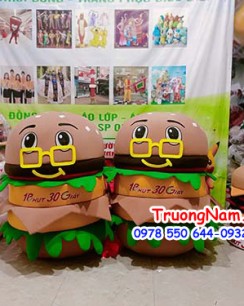 Mascot Bánh Mì sandwich 1 Phút 30 Giây - MCQC133