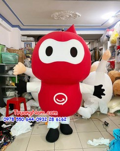 Mascot bé Robot đỏ - MCHOI089