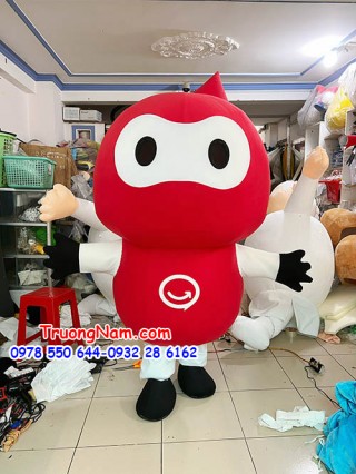 Mascot bé Robot đỏ - MCHOI089