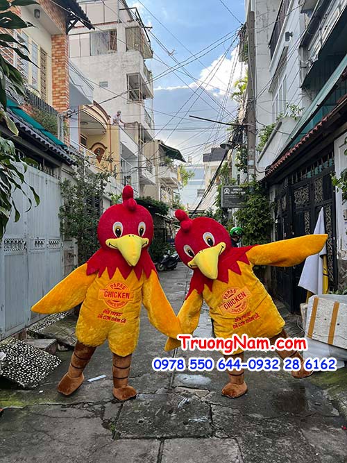 Mascot Chicken PaPas Gà Rán Hàn Quốc - MCGA015