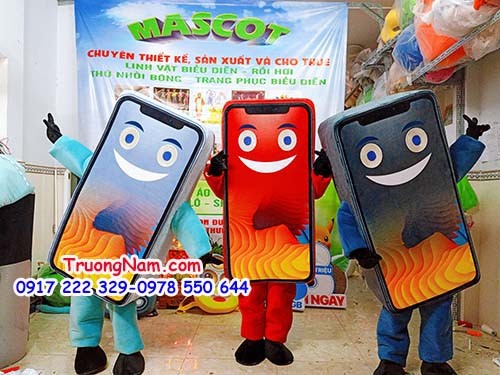 Mascot điện thoại iphone và phụ kiện điện thoại
