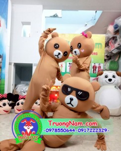 GẤU LẦY TIKTOK NÂU NHẠT-MCG003