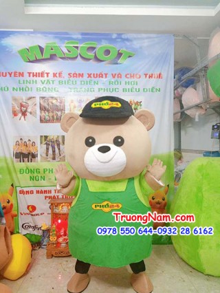 Mascot Gấu Phở 24 - MCHOI039