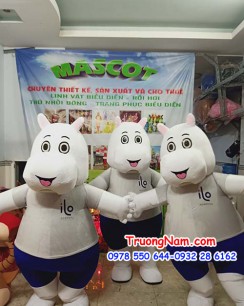 Mascot Hà Mã ILO Academy - MCHOI037