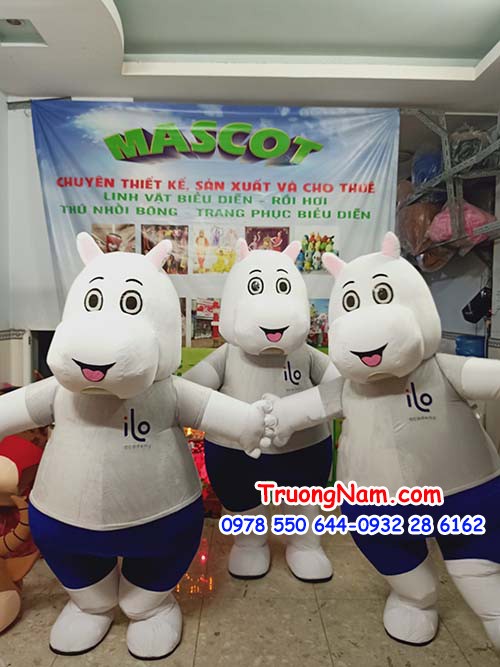 Mascot Hà Mã ILO Academy - MCHOI037
