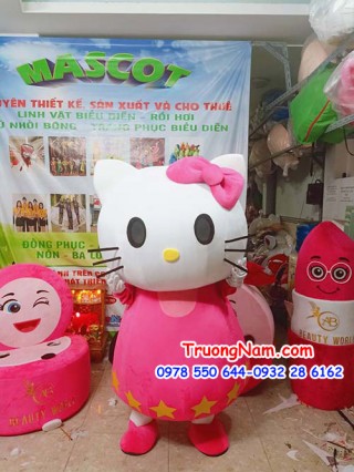 Mascot Hello Kitty Costumes super cute - MASCOT MÈO KITTY - MCM013