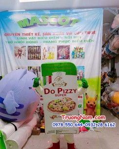 Mascot hộp Do Pizzy + Super Mozzarella  - MCQC149