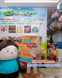 Mascot hộp Đông Trùng Hạ Thảo - MCQC148
