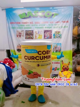 Mascot Hộp Sữa Coby Nano Curcumin - MCQC150