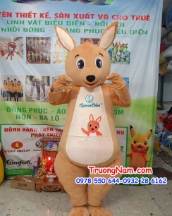 Mascot Kanguru MamanBébé - MCKANGURU006