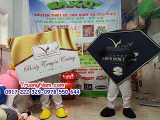 Mascot kem BODY TRUYỀN TRẮNG THƯỢNG LƯU VIP WHITE - Mascot kem face white skin cream - MCQC064