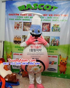 Mascot  Kem Đánh Răng Hương Hoa Bạc Hà Trắng Răng - MCQC45