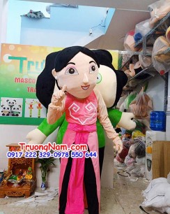 Mascot Mama Bay - KUN Chiến Binh Xanh -Gia Đình Nông Dân Siêu Phàm - MCN018