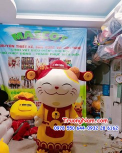 Mascot Mèo Thần Tài - MCHOI053