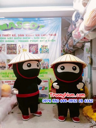 Mascot Nhân vật Ninja nón lá Việt Nam - MCN049