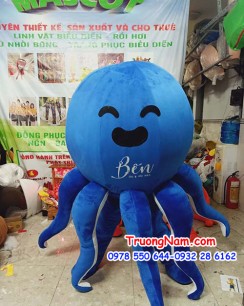 Mascot octopus Bến-Ốc & Hải sản - Mô hình Bạch tuộc Bến-Ốc & Hải sản - MCSV014