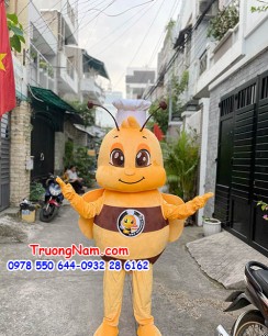 mascot ong đầu bếp Bee Bakery - MCO014