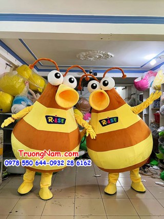 Mascot ong mắt to vòi to R.ISE VIETNAM  -  MCO010