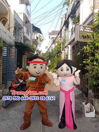 Mascot Papa Bự - Mascot Mama Bay - MASCOT Nhân vật KUN Chiến Binh Xanh - NEW VERSION 2023