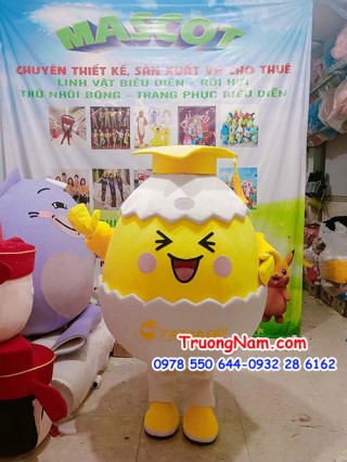 Mascot Quả Trứng TÚ TÀI Tamago - MCQC128