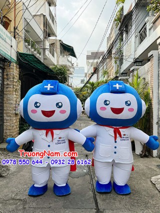 mascot siêu nhân y tế Tiêm chủng Long Châu - MCHOI093