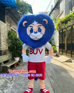 Mascot sư tử bờm xanh BUV