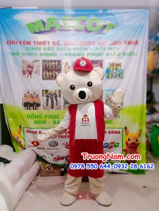 Mascot Teddy Bear Maple Bear