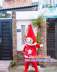 Mascot thủ lĩnh tontu dũng cảm năng động - Mascot tiếu tinh tinh Tonttu - MCN058