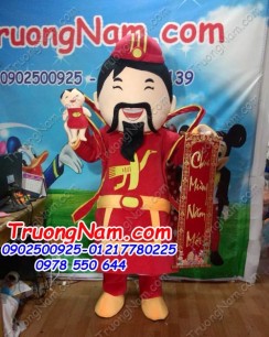 MASCOT TRANG PHỤC TẾT - MASCOT THẦN TÀI- MASCOT PHÚC LỘC THỌ